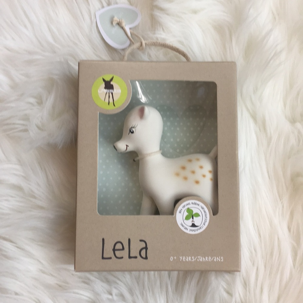 New LeLa 100% natural rubber baby toy